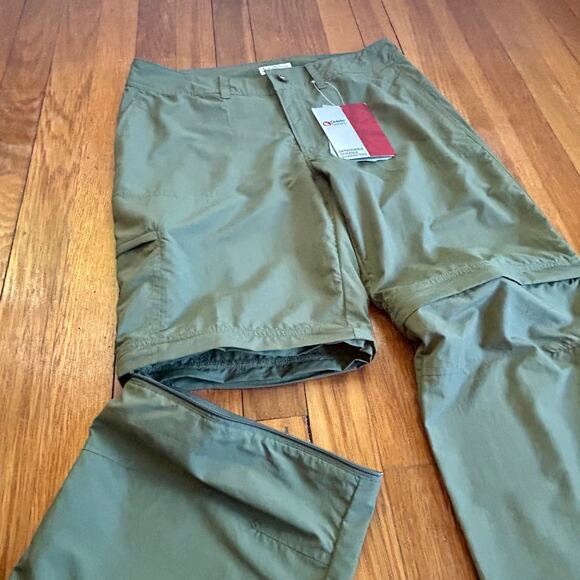 Gander Mountain Women's Convertible Pants Green Size 8 Outdoor Casual - Picture 4 of 14